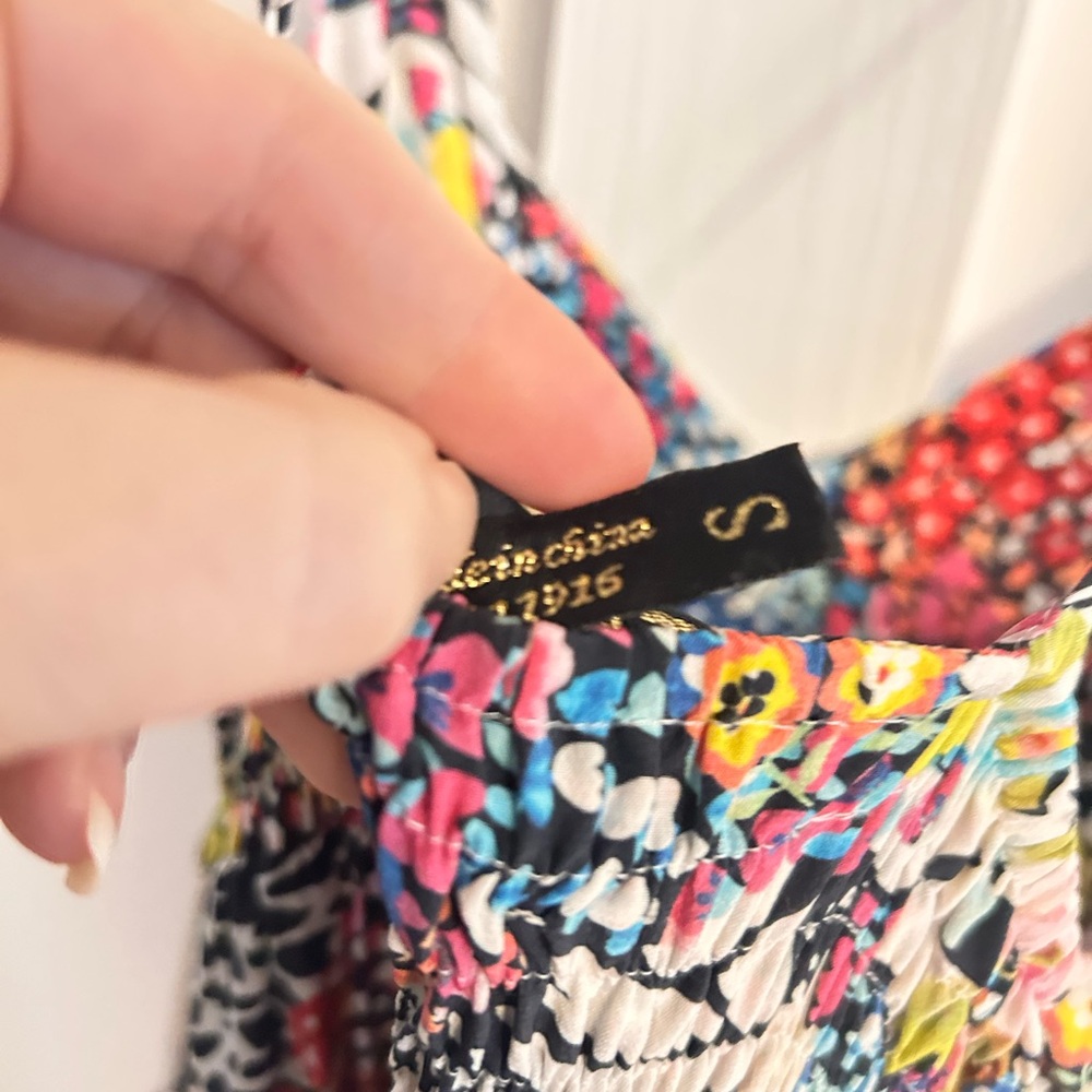 Yumi Kim patchwork multi pattern Vibrant Floral M… - image 6